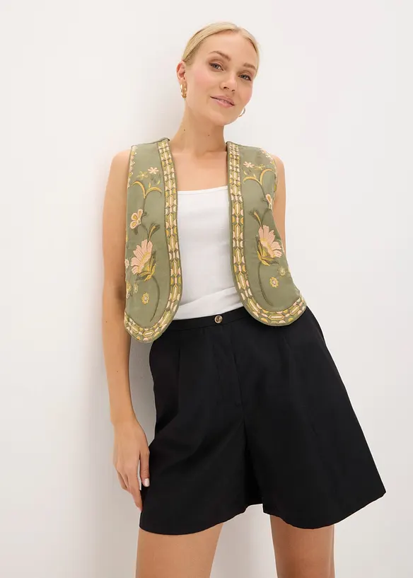 Shorts med res&aring;rlinning, bonprix