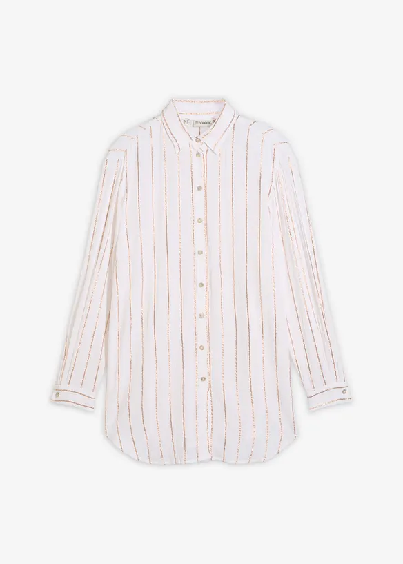 L&aring;ng blus med glittriga effekter, bonprix