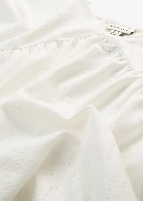 Tunika med broderi av h&ouml;g kvalitet, bonprix