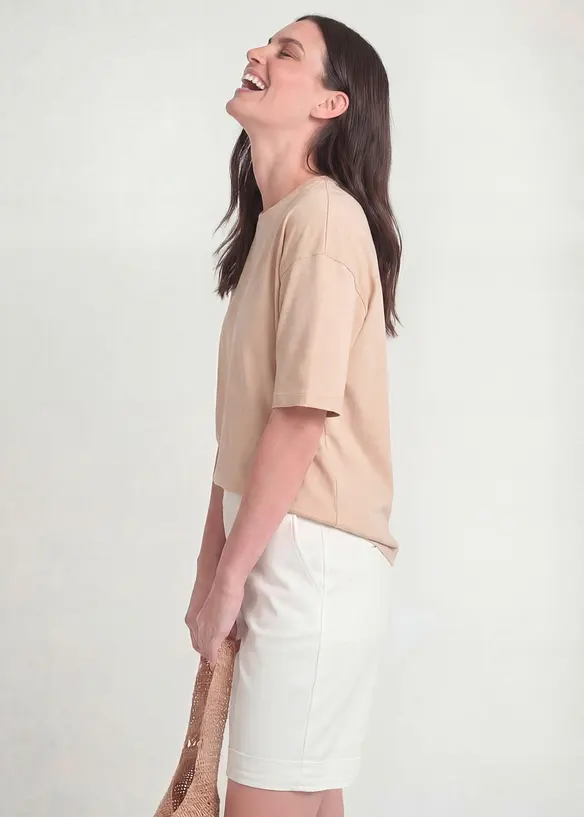 Shorts i bomull med stretch, bonprix