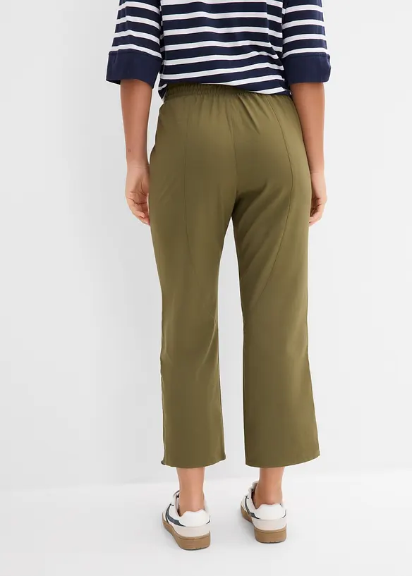 Tr&auml;ningsbyxa med rynkade detaljer, snabbtorkande, bonprix