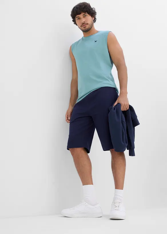 Linne med broderi, ekologisk bomull (2-pack), bonprix