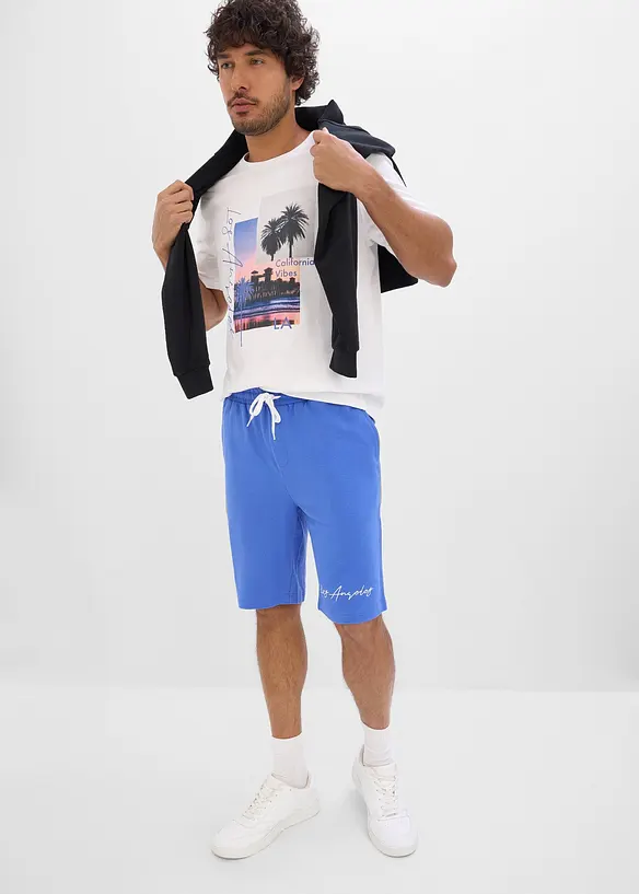 T-shirt och trik&aring;bermudas i bomull (2 delar), bonprix