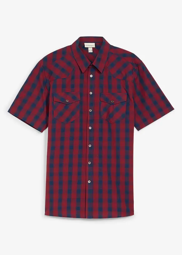 Kort&auml;rmad skjorta av ren bomull, bonprix