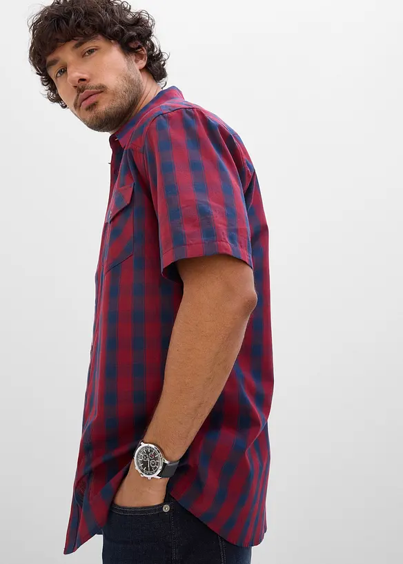 Kort&auml;rmad skjorta av ren bomull, bonprix