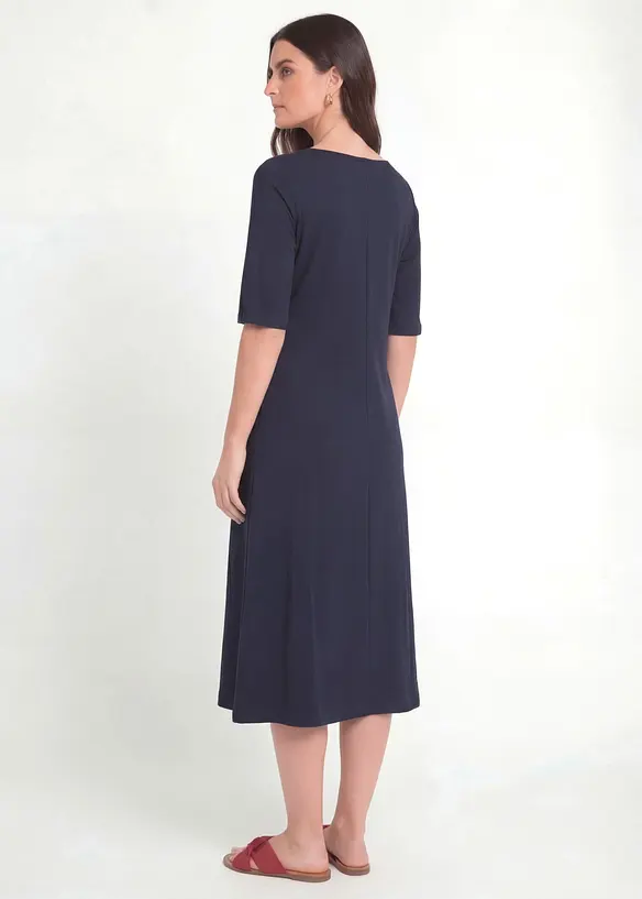 Jerseykl&auml;nning av ekologisk bomull, bonprix