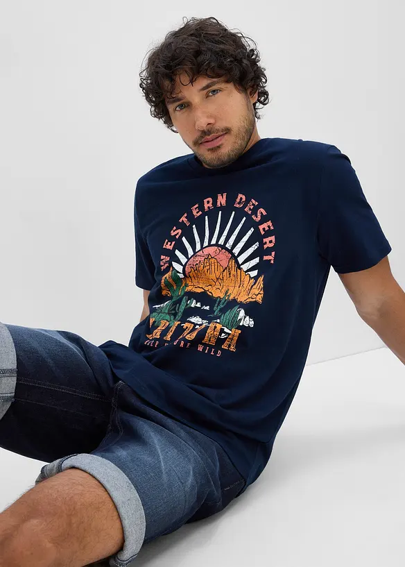 T-shirt i ekologisk bomull, bonprix