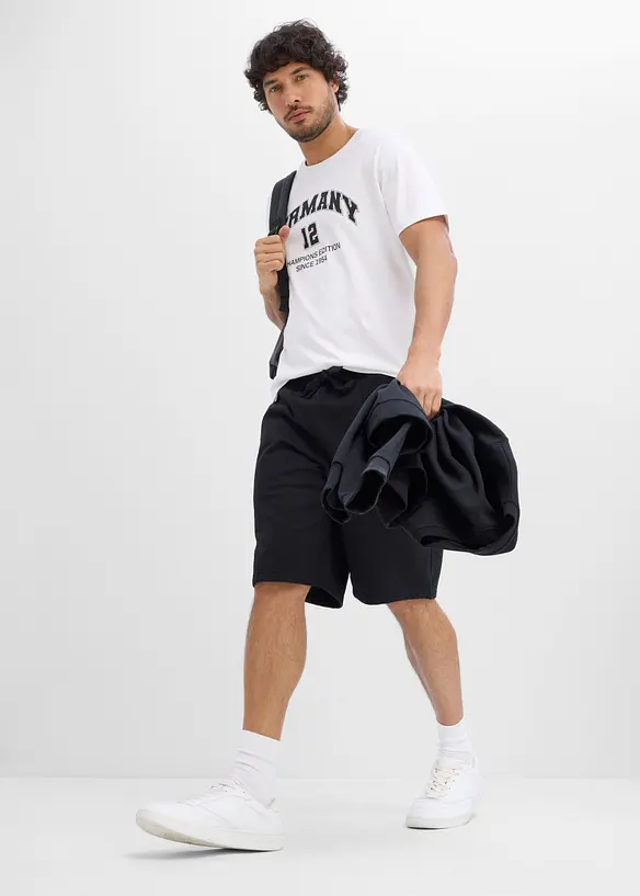 T-shirt av bomull med Germany-tryck, bonprix