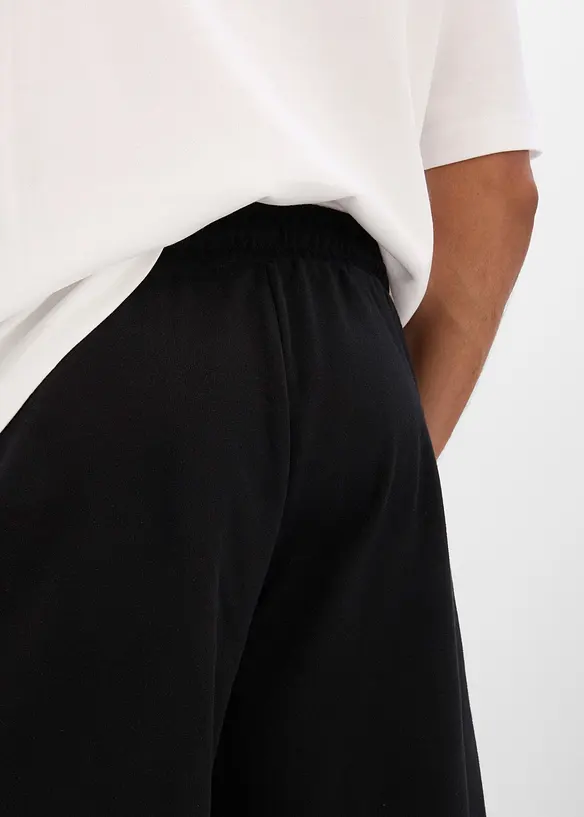 Jerseyshorts i tjockt material med ekologisk bomull (2-pack), bonprix