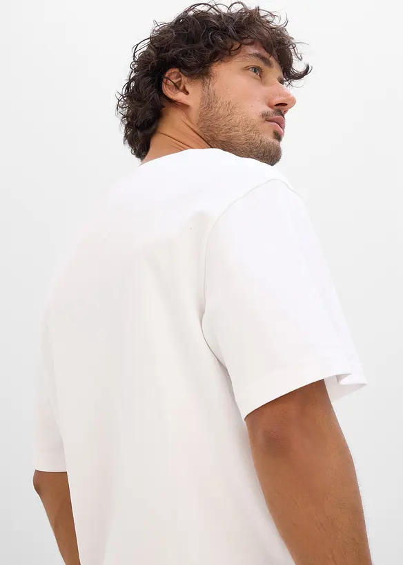 T-shirt i stabilt bomullsmaterial (2-pack), bonprix