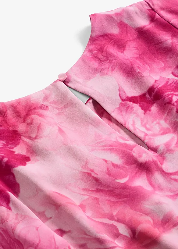 Flikig blus i lager p&aring; lager-stil, bonprix