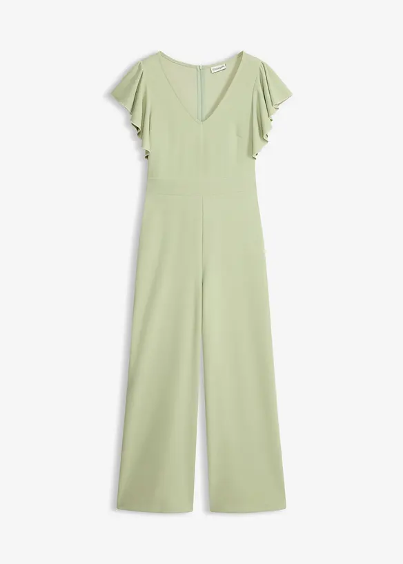 Jumpsuit i kr&auml;pp med struktur, bonprix