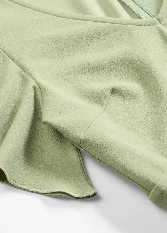 Jumpsuit i kr&auml;pp med struktur, bonprix