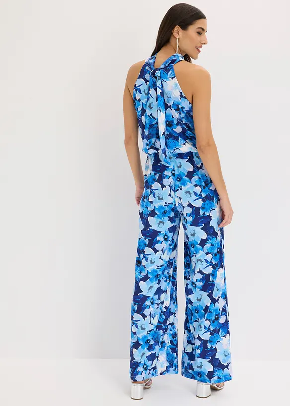 Jumpsuit i gl&auml;nsande satin, bonprix