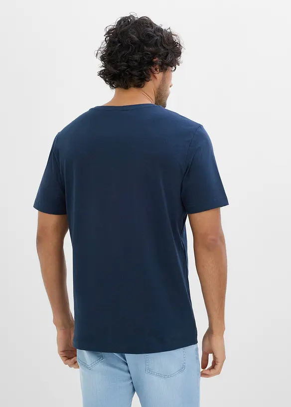 T-shirt i bomull med Italien-tryck, bonprix