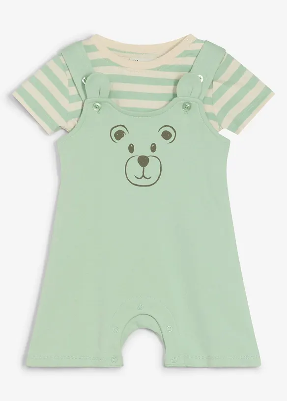 T-shirt + h&auml;ngselshorts (2-pack), bonprix
