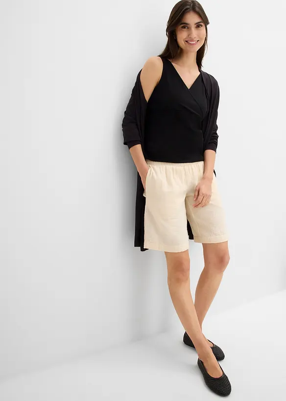 Mammashorts i bomullsmuslin, bonprix