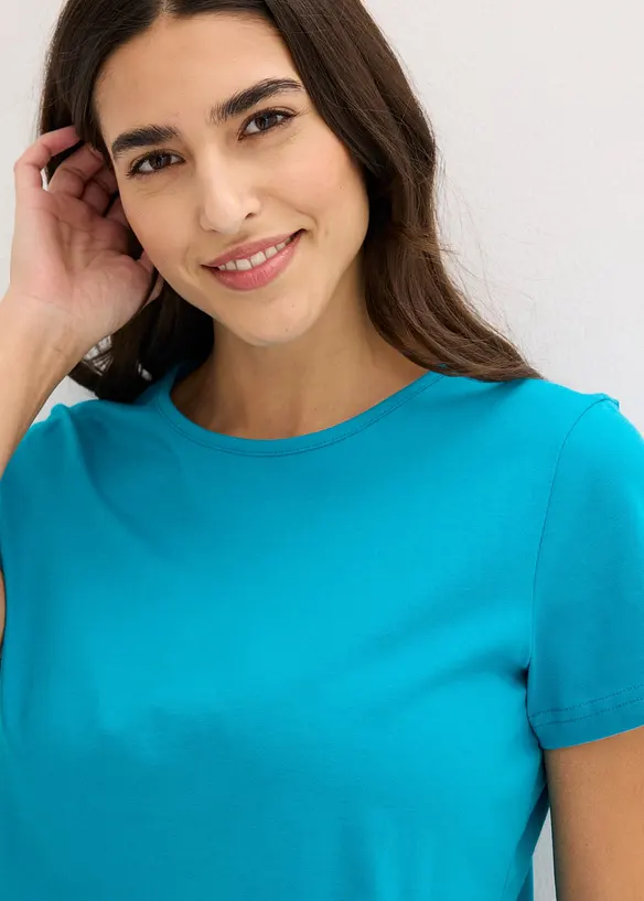 Kort pyjamas av bomull (2-pack), bonprix