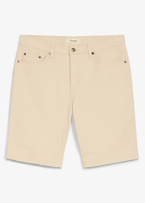 Stretchiga bermudas, klassisk passform, bonprix