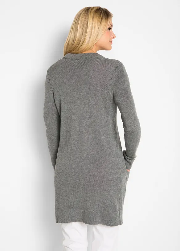 L&aring;ng cardigan, l&aring;ng&auml;rmad, bonprix