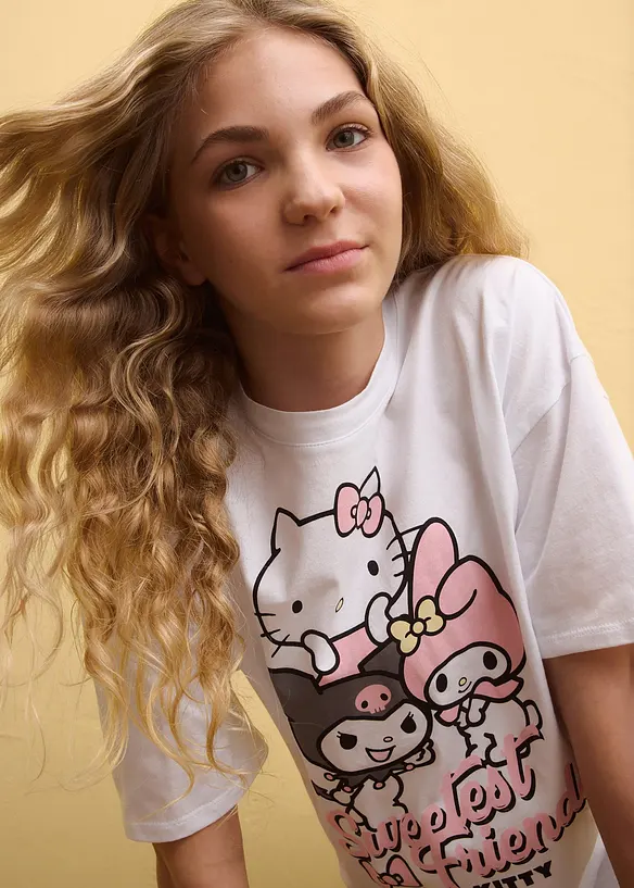 T-shirt i bomull med Hello Kitty-tryck, Hello Kitty