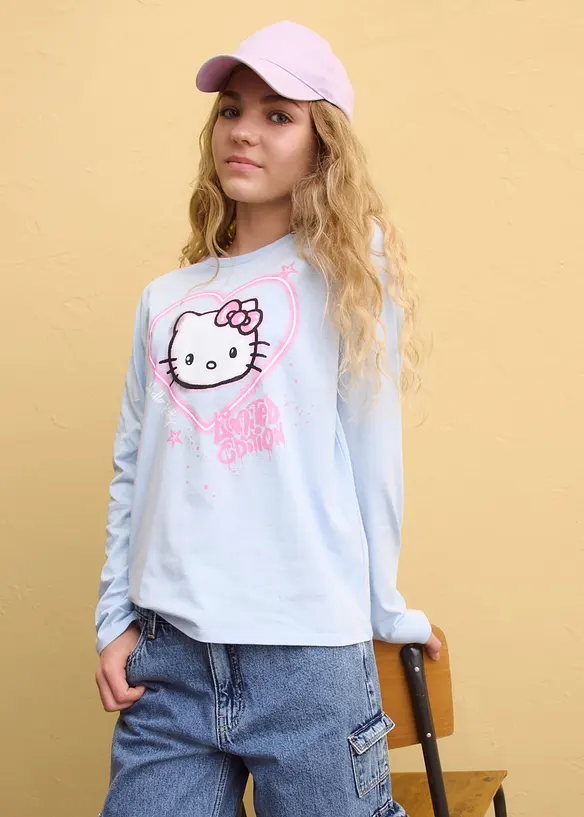 L&aring;ng&auml;rmad Hello Kitty-topp i bomull, Hello Kitty