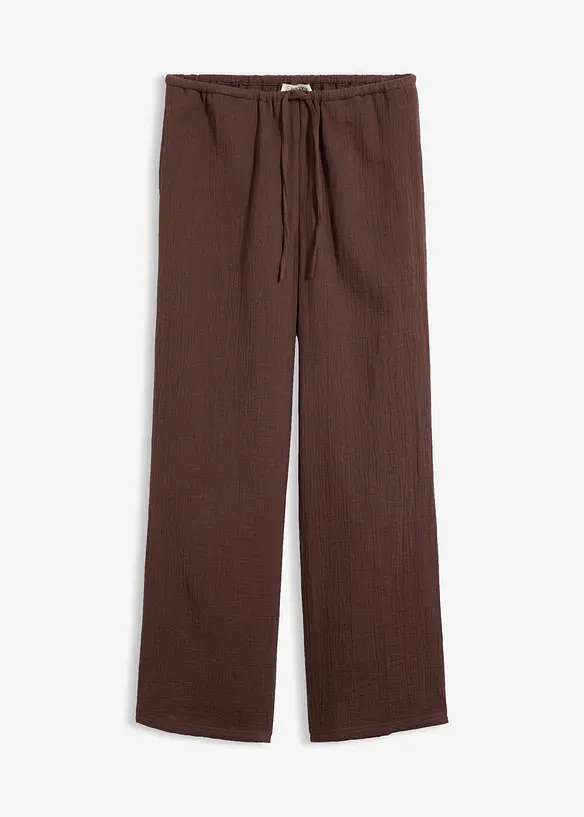 Byxa i bomullsmuslin, bonprix