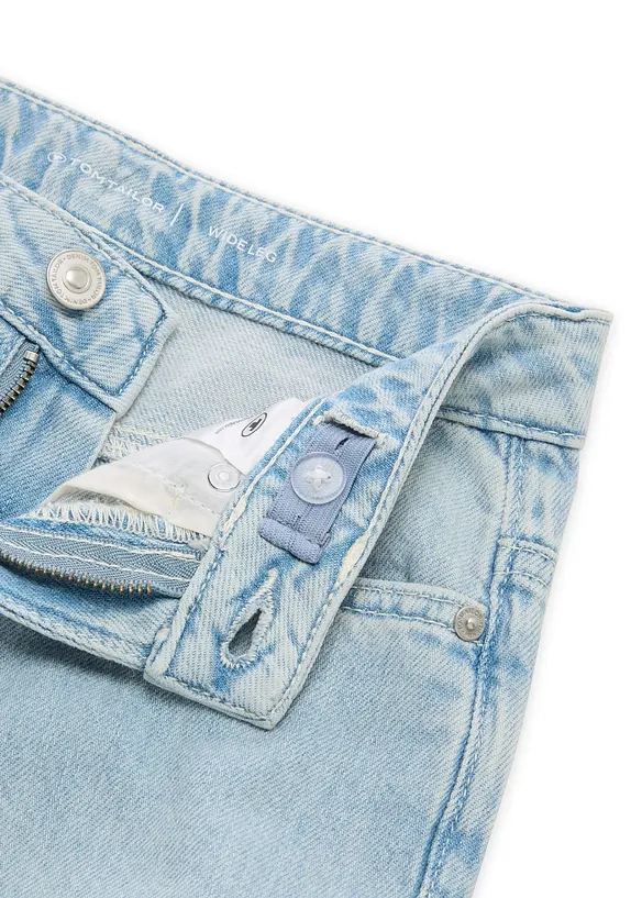 Wide Leg Jeans Mid Waist fr&aring;n Tom Tailor, Tom Tailor