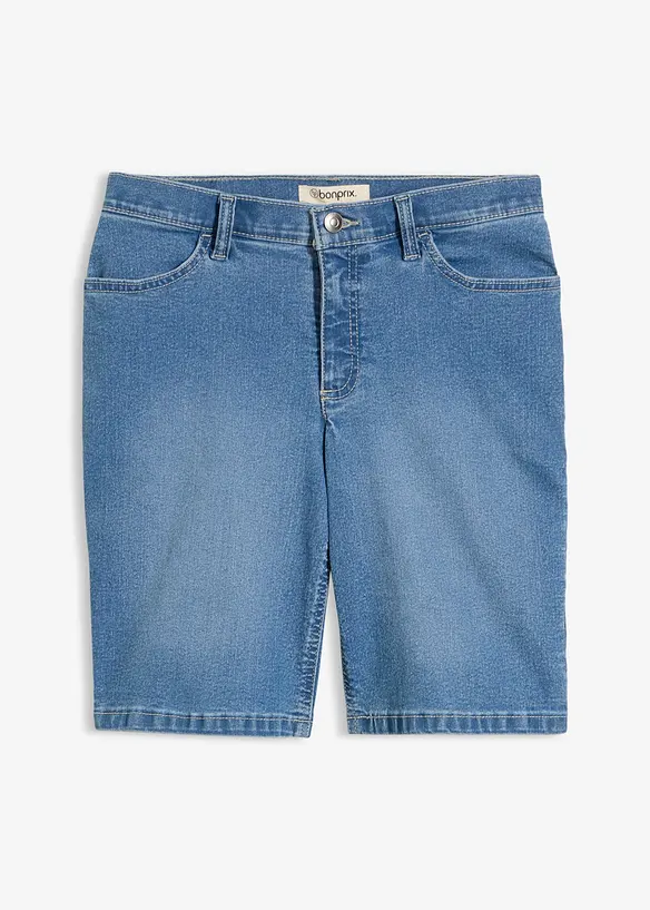 Jeansshorts med Mid Waist, bonprix
