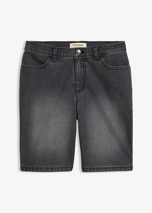 Jeansshorts med Mid Waist, bonprix
