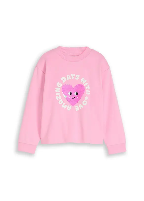 Sweatshirt med v&auml;ndbara paljetter fr&aring;n Tom Tailor, Tom Tailor