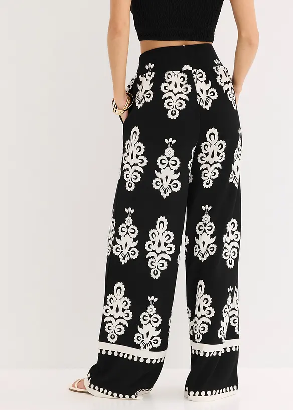 Jerseybyxa med h&ouml;g midja, bonprix