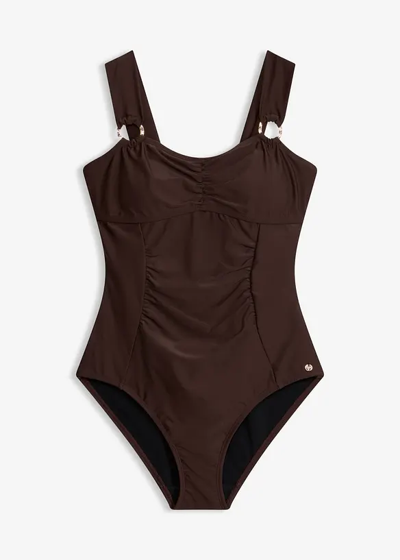 Baddr&auml;kt med l&auml;tt formande effekt och guldf&auml;rgade detaljer, bonprix