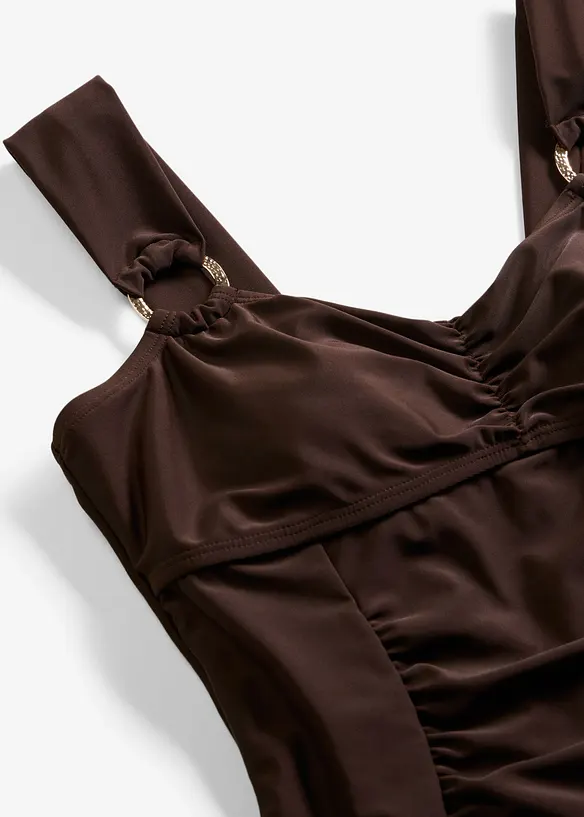 Baddr&auml;kt med l&auml;tt formande effekt och guldf&auml;rgade detaljer, bonprix