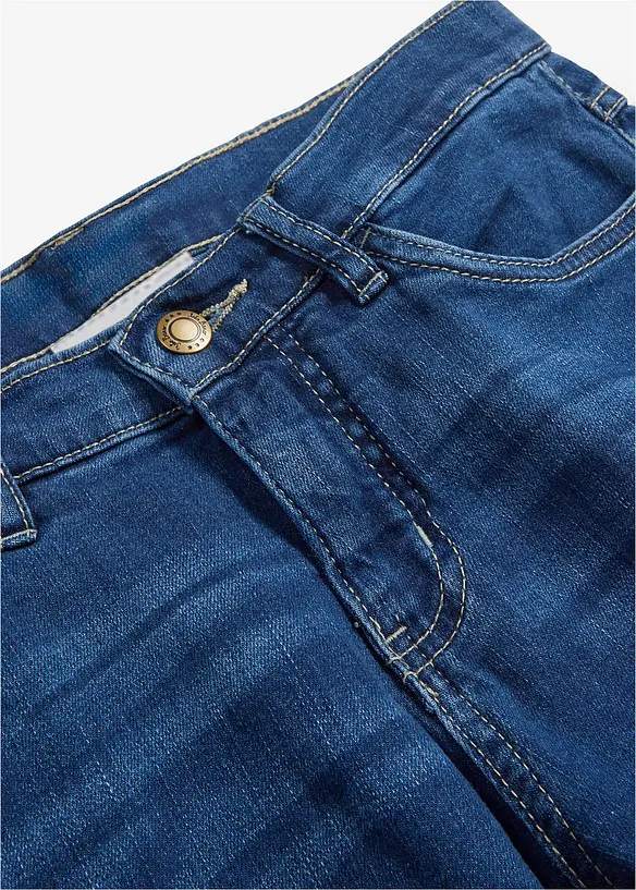 Bekv&auml;mt stretchiga 7/8-jeans, bonprix