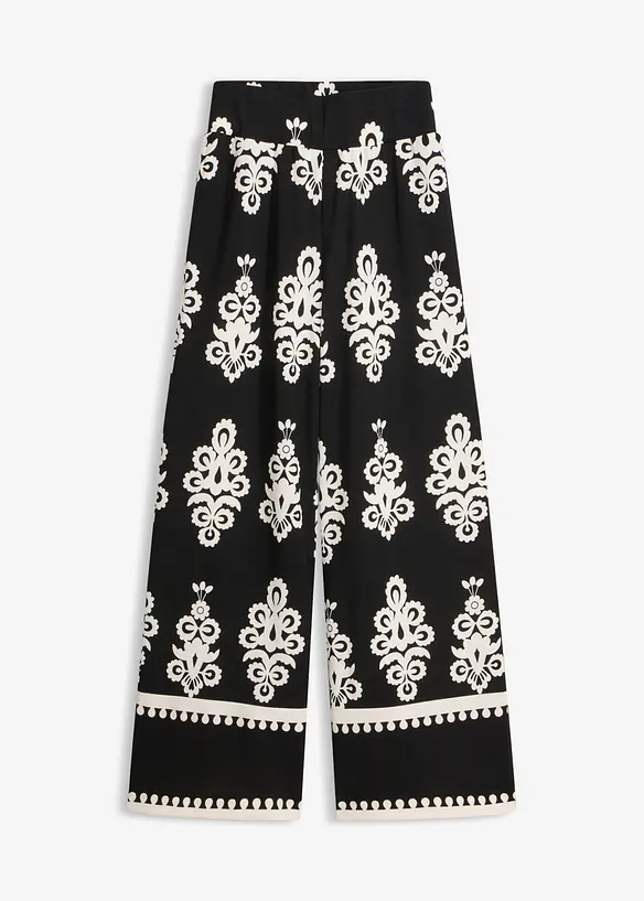 Jerseybyxa med h&ouml;g midja, bonprix