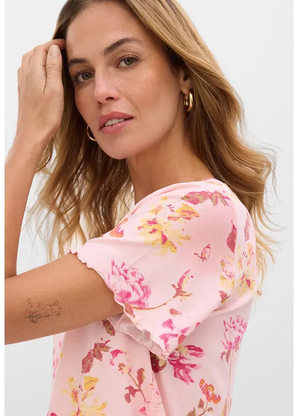 Topp med blomm&ouml;nster, bonprix