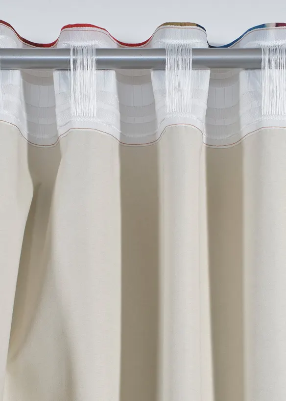 M&ouml;rkl&auml;ggande gardinl&auml;ngd med bel&auml;ggning p&aring; baksidan, &auml;ven som extra l&aring;ng (1-pack), bonprix