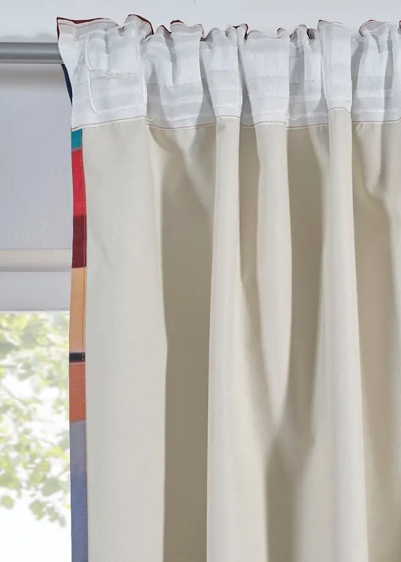 M&ouml;rkl&auml;ggande gardinl&auml;ngd med bel&auml;ggning p&aring; baksidan, &auml;ven som extra l&aring;ng (1-pack), bonprix