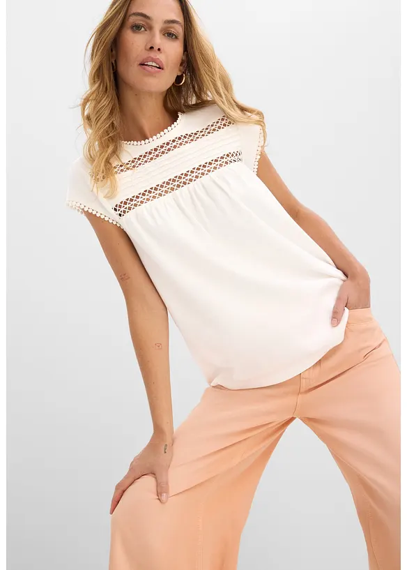 Topp av ekologisk bomull, bonprix