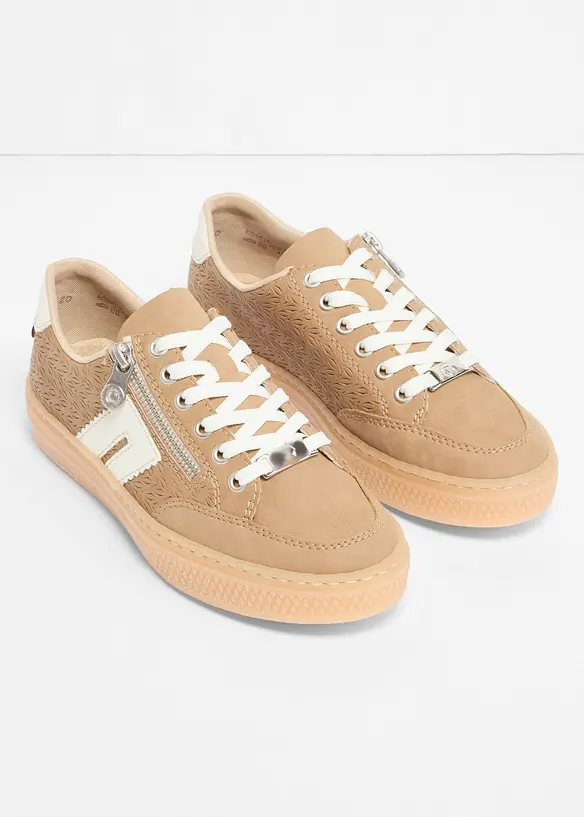 Sneakers i skinn fr&aring;n Rieker, Rieker