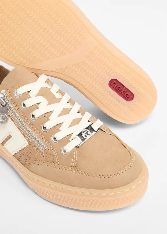 Sneakers i skinn fr&aring;n Rieker, Rieker