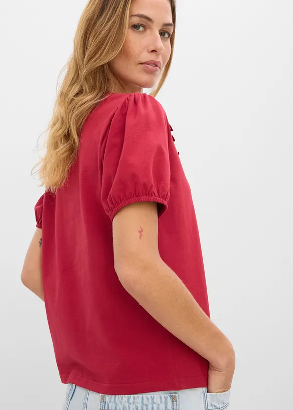 Topp i elastisk bomull, bonprix
