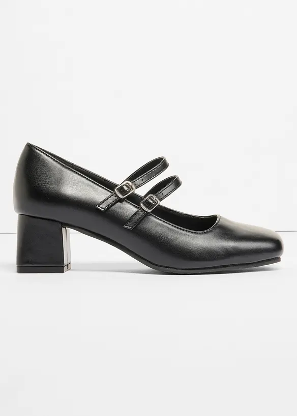 Pumps med remmar, bonprix