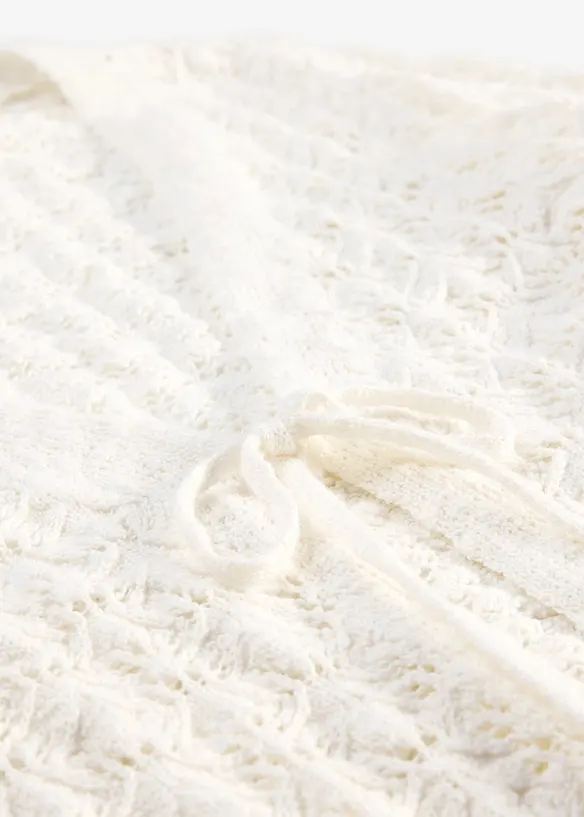 H&aring;lm&ouml;nstrad cardigan av bomull, bonprix