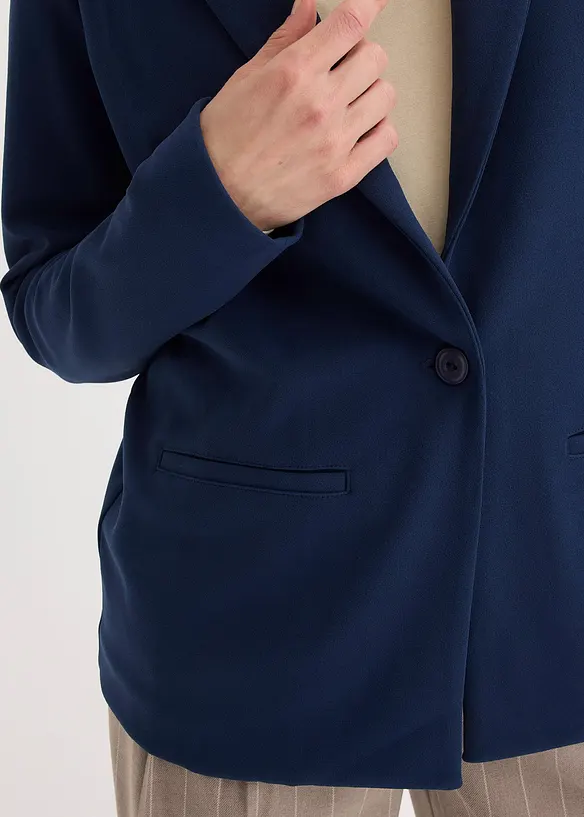Kavaj i kr&auml;ppad jersey, bonprix