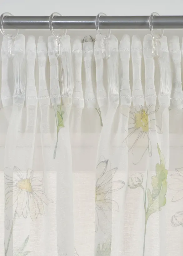 Gardin med blomm&ouml;nster (1-pack), bonprix