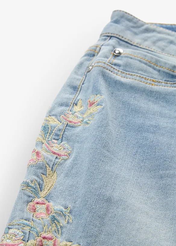 Skinny Jeans Mid Waist, cropped, bonprix