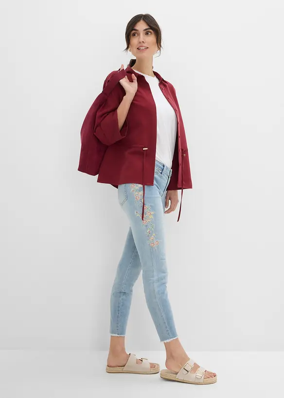 Skinny Jeans Mid Waist, cropped, bonprix