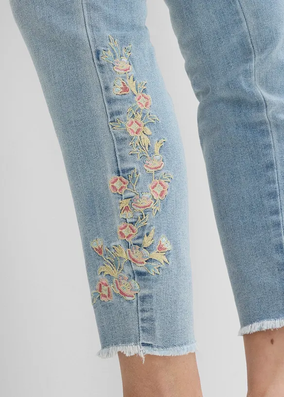 Skinny Jeans Mid Waist, cropped, bonprix